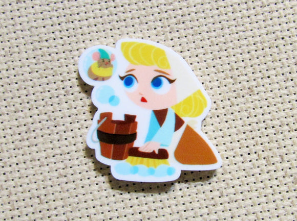 First view of the Cinderella Scrubbing Floors Needle Minder