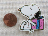 Second view of Snoopy with a Gift Needle Minder.