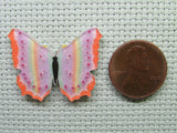 Second view of the Colorful Butterfly Needle Minder