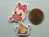 Second view of the Giraffe Needle Minder