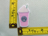 Third view of the Pink Starbucks Drink Needle Minder