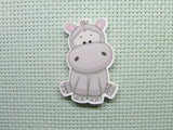 First view of the Cute Hippo Needle Minder