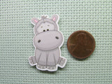 Second view of the Cute Hippo Needle Minder