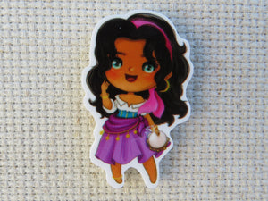First view of Esmerelda from "The Hunchback Of Notre Dame" Needle Minder,