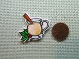 Second view of the Holiday Cheer Eggnog/Christmas Drink Needle Minder