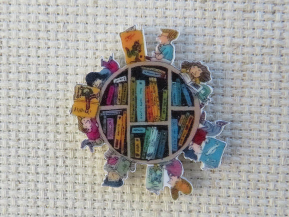 First view of Books Make the World Go Round Needle Minder.