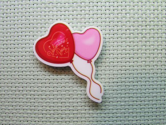 First view of the Happy Valentines Day Balloons Needle Minder