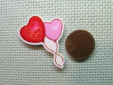 Second view of the Happy Valentines Day Balloons Needle Minder
