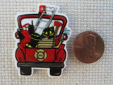 Second view of Firefighter Truck Needle Minder.