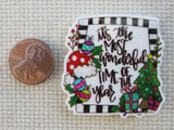 Second view of It's The Most Wonderful Time of the Year Needle Minder.