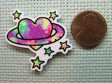 Second view of the Heart Planet and Stars Needle Minder