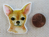 Second view of Chihuahua Face Needle Minder.