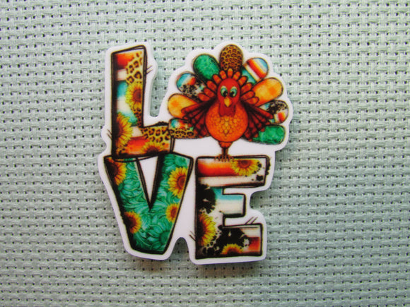 First view of the For the Love of Fall and Turkeys Needle Minder