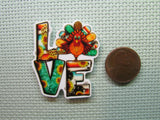 Second view of the For the Love of Fall and Turkeys Needle Minder