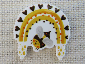 First view of Honey Bee Rainbow Needle Minder,.