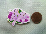 Second view of the Purple Lilies Needle Minder