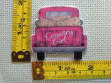 Third view of the Pink Country Girl Truck Needle Minder