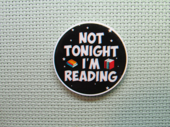 First view of the Not Tonight I'm Reading Needle Minder