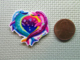 Second view of the A Pair of Dolphins Needle Minder