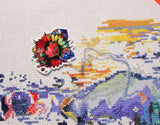 Third view of the Autism Rainbow Flower Needle Minder