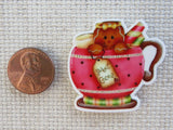 Second view of Sweet Cocoa Needle Minder.
