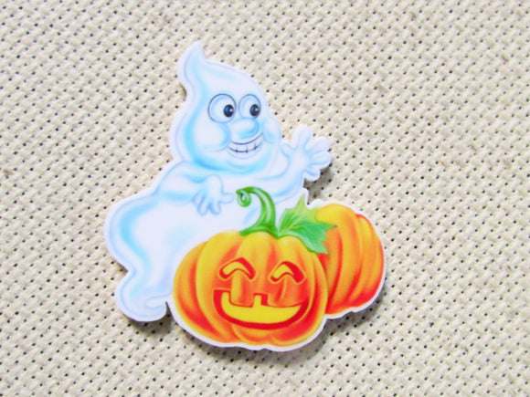 First view of the Ghost and Pumpkins Needle Minder