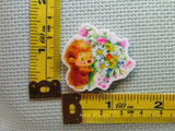 Third view of the A Cute Hedgehog Bringing Flowers Needle Minder