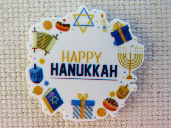 First view of Happy Hanukkah Needle Minder.