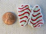 Second view of Christmas Tree Cakes Needle Minder,.
