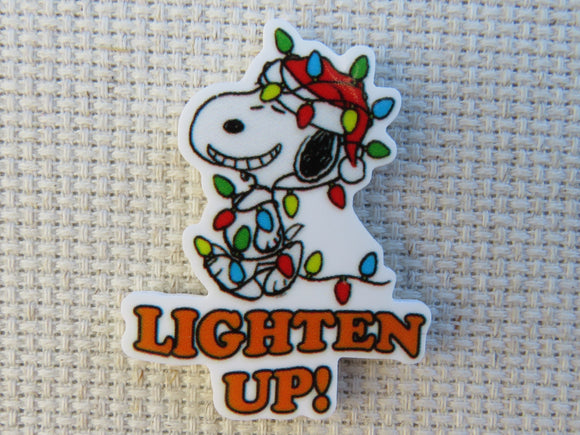 First view of Lighten Up Snoopy Needle Minder.