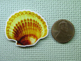 Second view of the Seashell Needle Minder