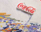 Third view of the Coca Cola Needle Minder