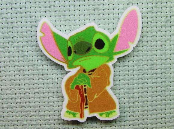 First view of the Thoughtful Stitch Yoda Needle Minder
