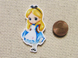 Second view of the Alice in Wonderland Needle Minder