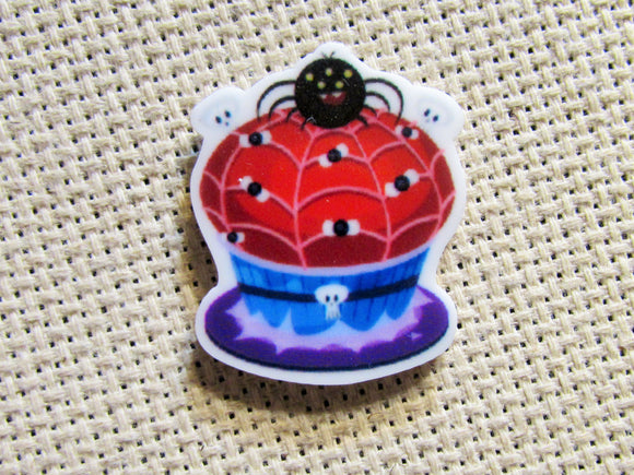 First view of the Red Spider Web Cupcake Needle Minder