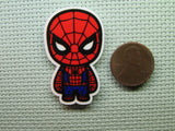 Second view of the Spiderman Needle Minder