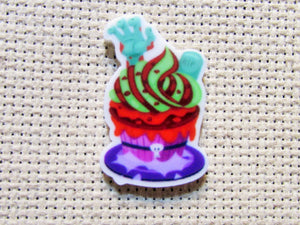 First view of the Monster Hand Cupcake Needle Minder