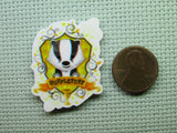 Second view of the Hufflepuff Badger Needle Minder