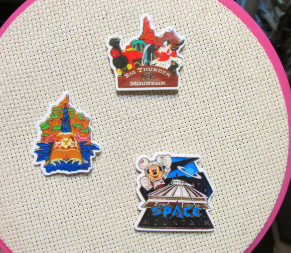 First view of the Our Favorite Disney Rides Needle Minder