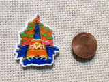 Second view of the Our Favorite Disney Rides Needle Minder