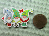 Second view of the Cute Christmas Gnome Trio Needle Minder