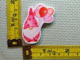 Third view of the Heart Balloon Holding Valentines Gnome Needle Minder