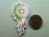 Second view of the Moon Dreamcatcher Needle Minder