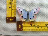 Third view of the Blue Butterfly Needle Minder