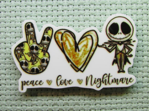 First view of the Peace Love Nightmare Needle Minder