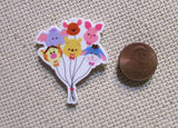 Second view of the Pooh and Friends Balloons Needle Minder