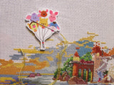 Third view of the Pooh and Friends Balloons Needle Minder