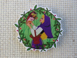 First view of Briar Rose with an Owl Needle Minder.
