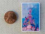 Second view of Pretty Pink Castle Needle Minder.