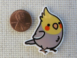 Second view of Cockatiel Needle Minder.